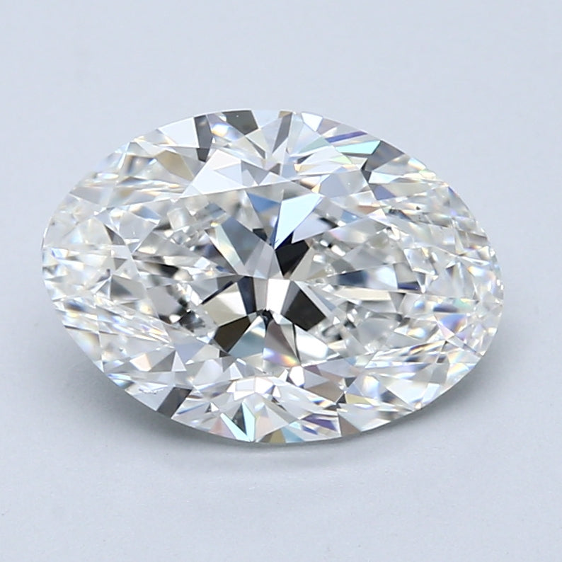3.01ct Oval Natural Diamond — F SI1, GIA Certified