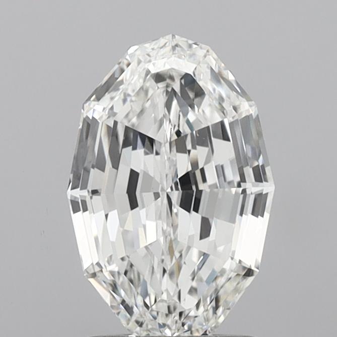 2.01ct Step Oval, F VS1 — IGI
