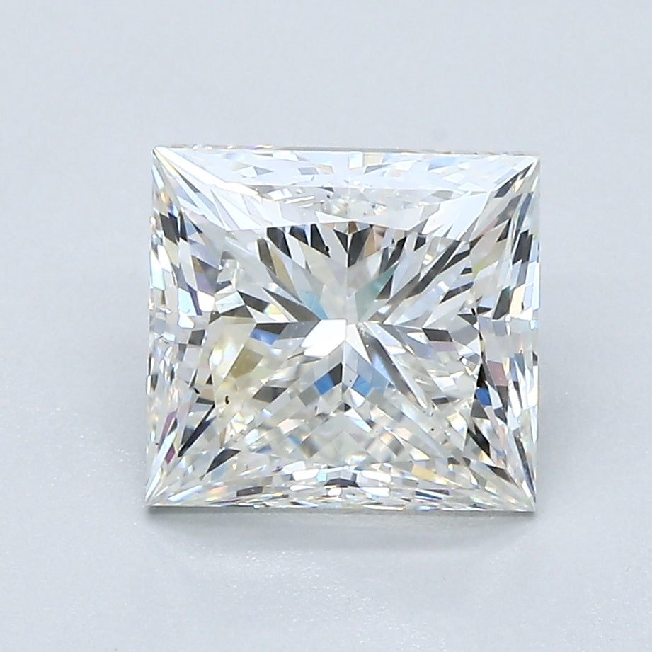 2.8ct Princess Natural Diamond — J VS2, GIA Certified