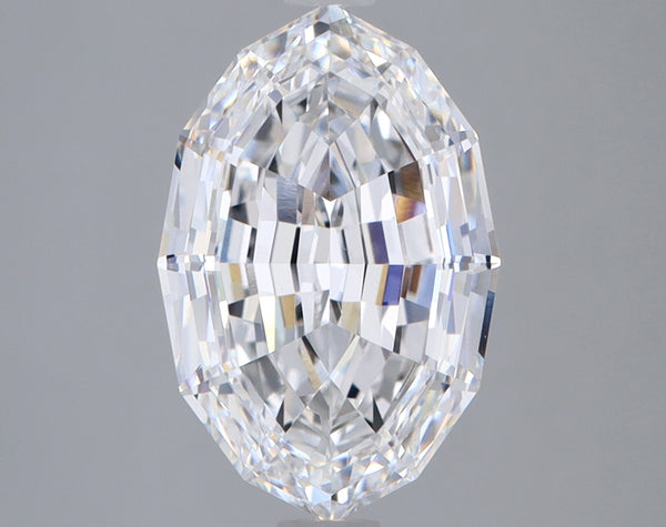 3.66ct Oval Step Cut Lab-Grown Diamond — D VVS2, IGI Certified