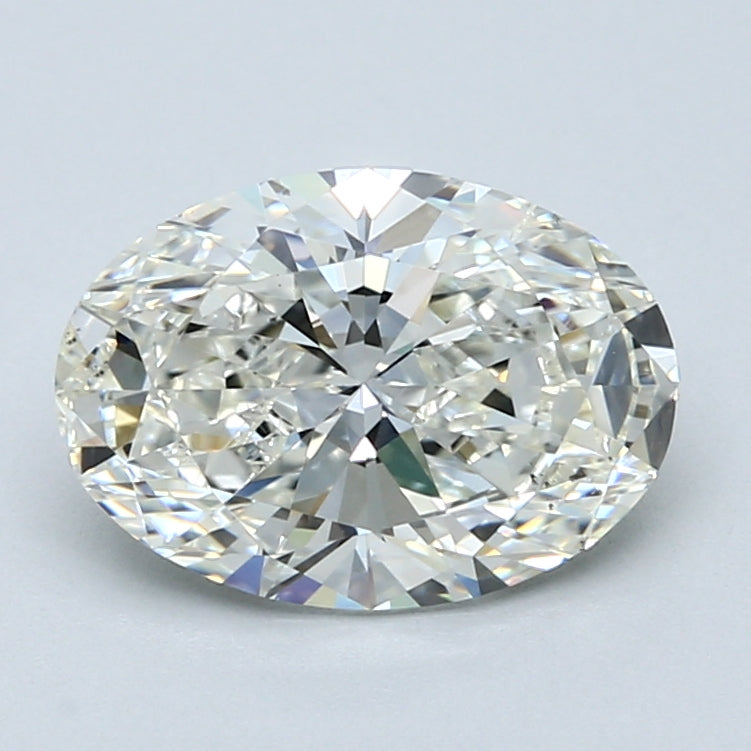 2.51ct Oval Natural Diamond — I SI1, GIA Certified