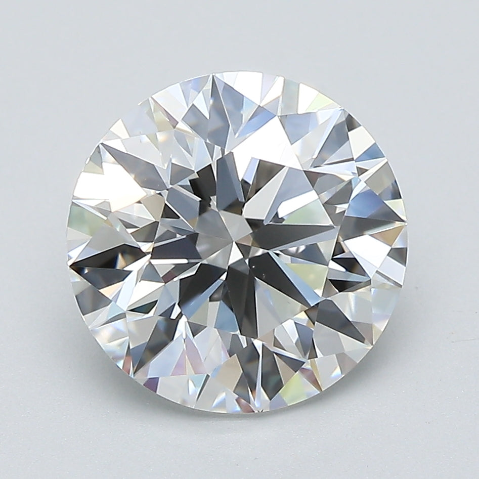 3.15ct Round Natural Diamond — E VS1, GIA Certified
