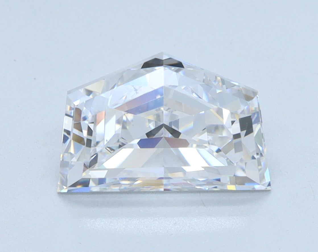 2.09ct Pentagonal Step Cut, D VVS2 — IGI