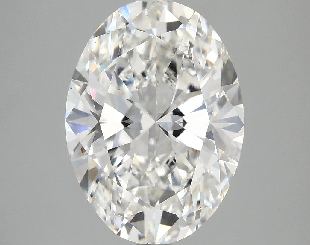3.71ct Oval, F VS2 — IGI