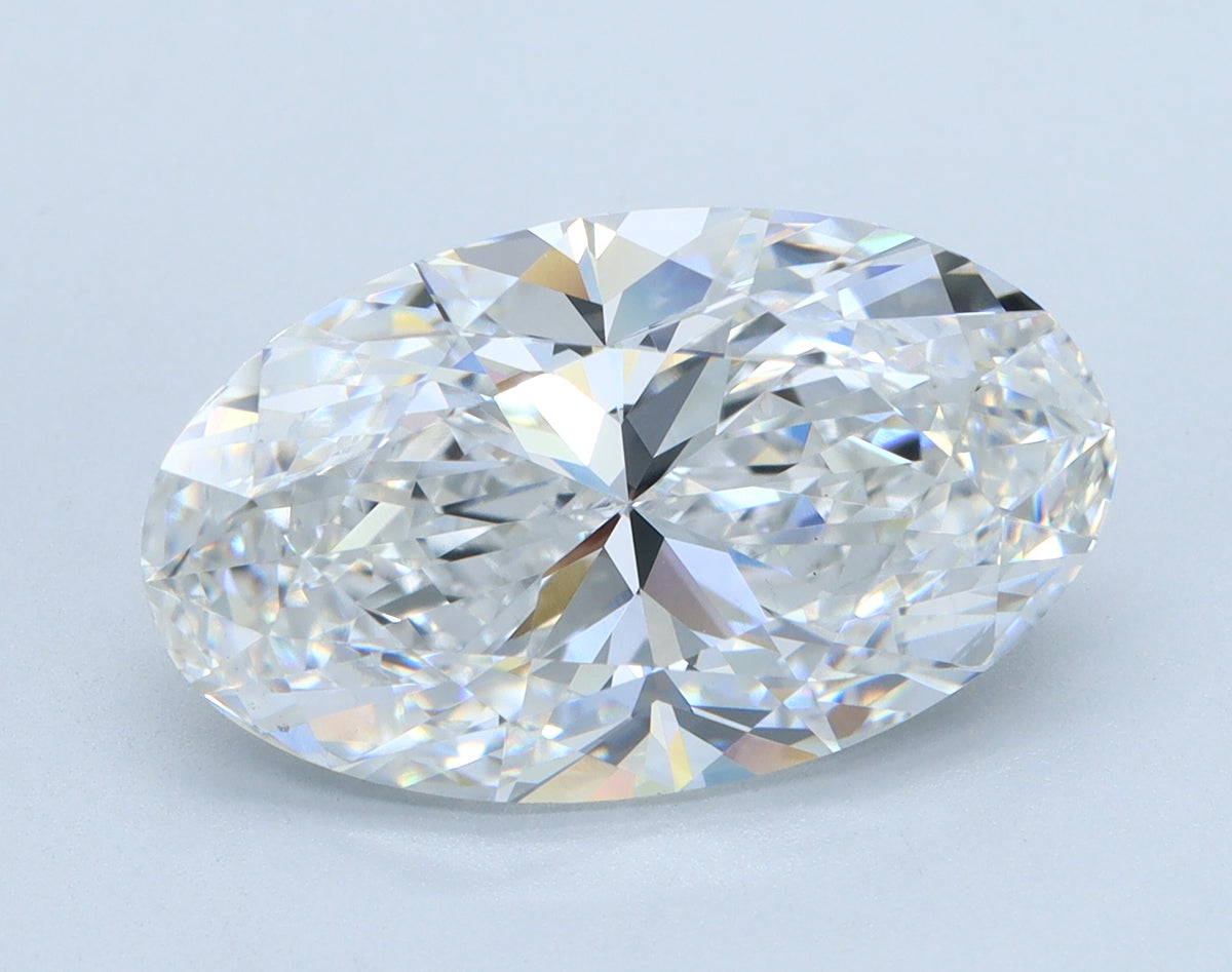 5.21ct Moval, E VS1 — IGI