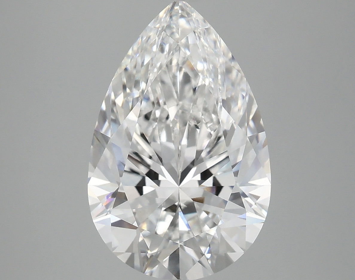 4.1ct Pear, D VVS2 — IGI