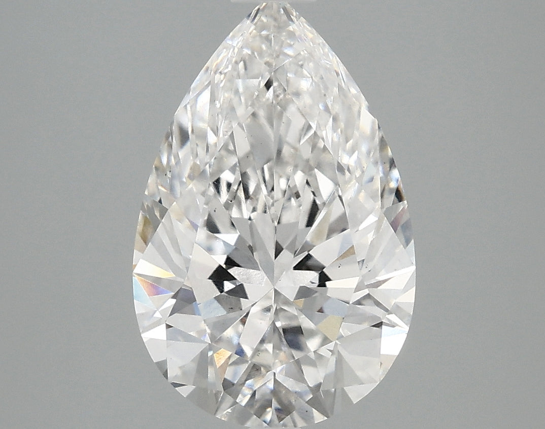 3.06ct Pear Lab-Grown Diamond — F VS2, IGI Certified