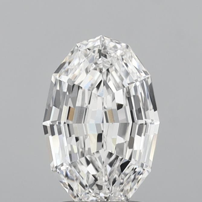 3.09ct Step Oval Lab-Grown Diamond — F VVS2, IGI Certified