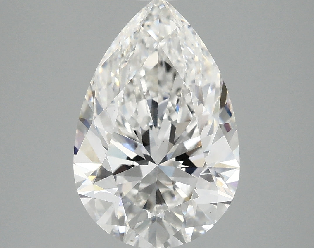 3.51ct Pear, F VS1 — IGI
