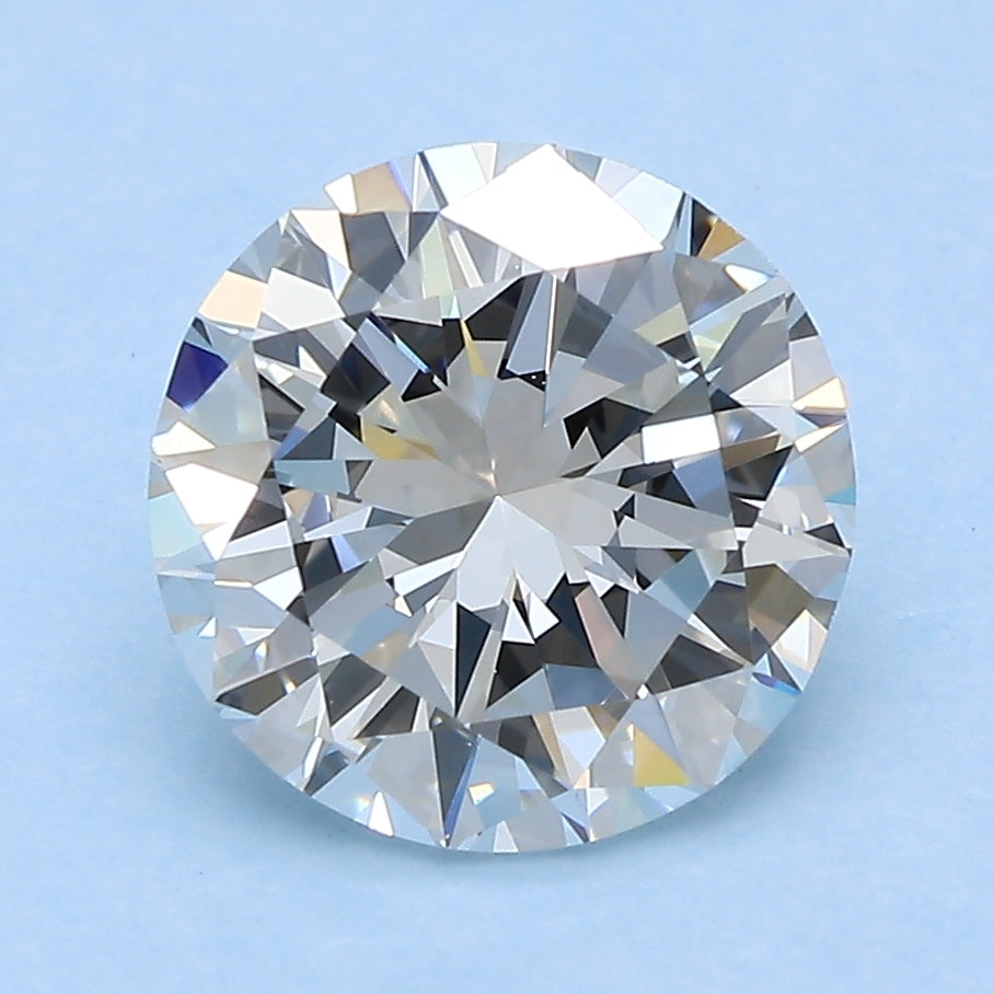 2.72ct Round Natural Diamond — G VS2, GIA Certified