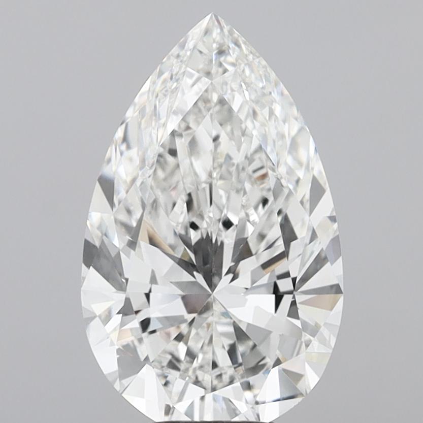 7.04ct Pear Lab-Grown Diamond — F VVS2, IGI Certified