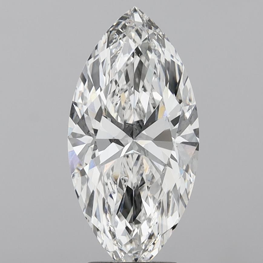 5.06ct Marquise Lab-Grown Diamond — F VVS2, IGI Certified