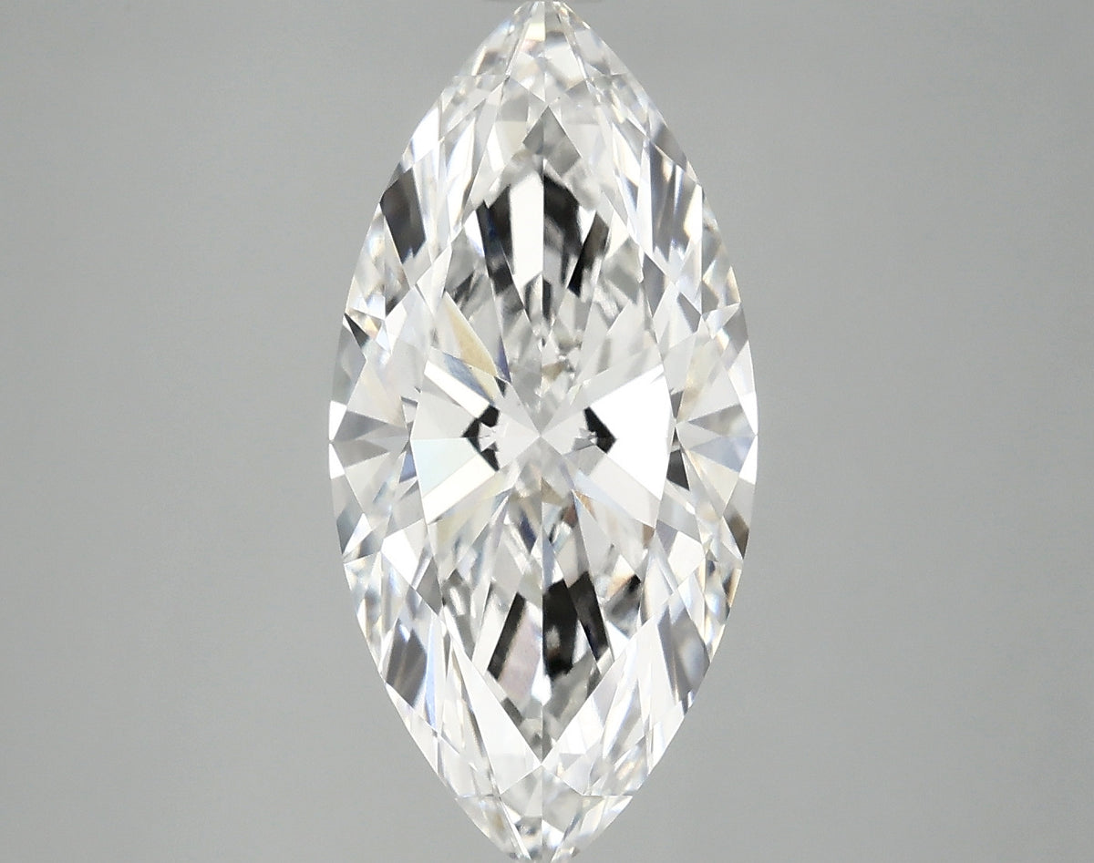 3.7ct Marquise, F VVS2 — IGI