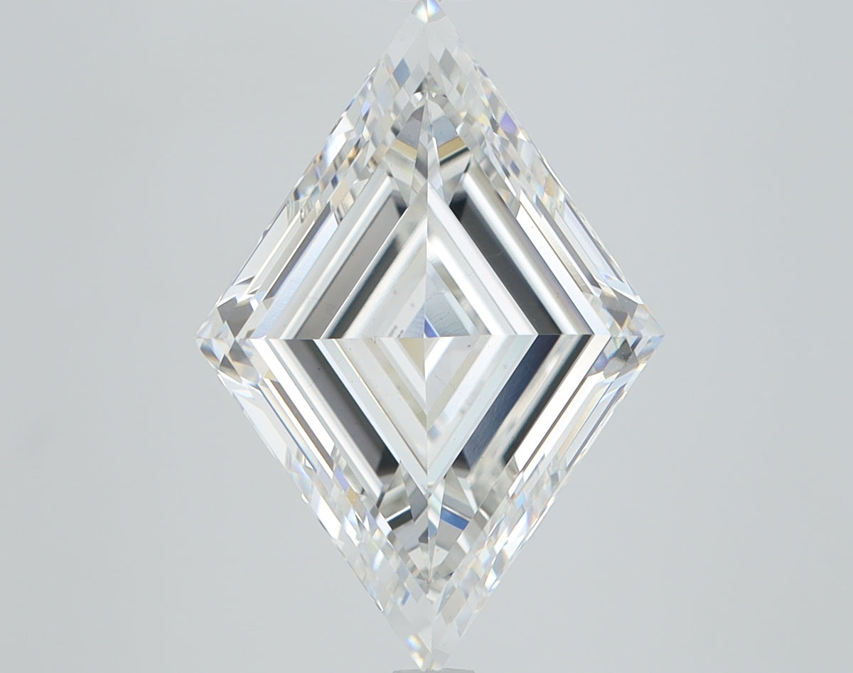 4.18ct Lozenge Step Cut Lab-Grown Diamond — E VS1, IGI Certified