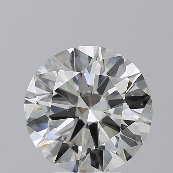 4.01ct Round, J SI2 — GIA