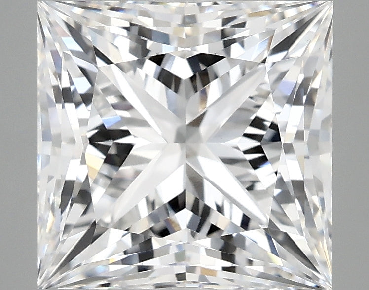 4.09ct Princess, D VVS2 — IGI