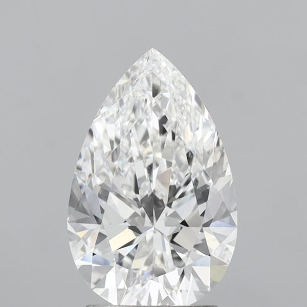 2.6ct Pear Lab-Grown Diamond — E VVS1, IGI Certified