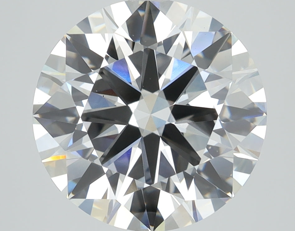 4.06ct Round, F VS1 — IGI