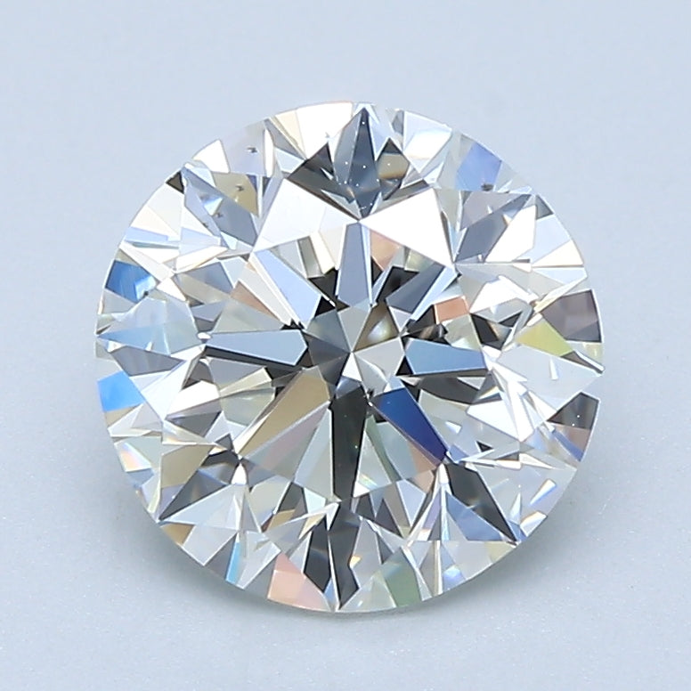 2.0ct Round Natural Diamond — H VS2, GIA Certified