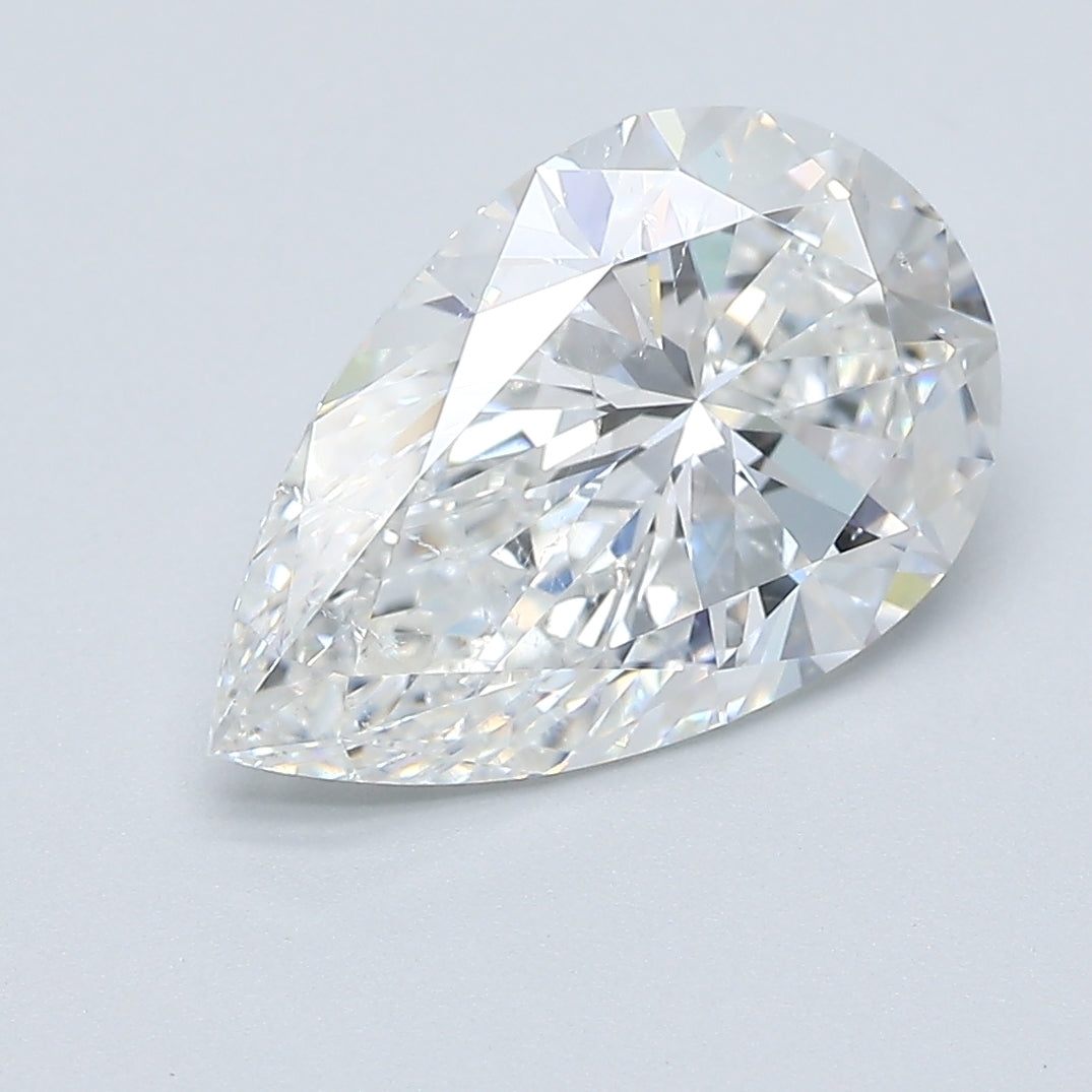 3.01ct Pear Natural Diamond — F SI2, GIA Certified