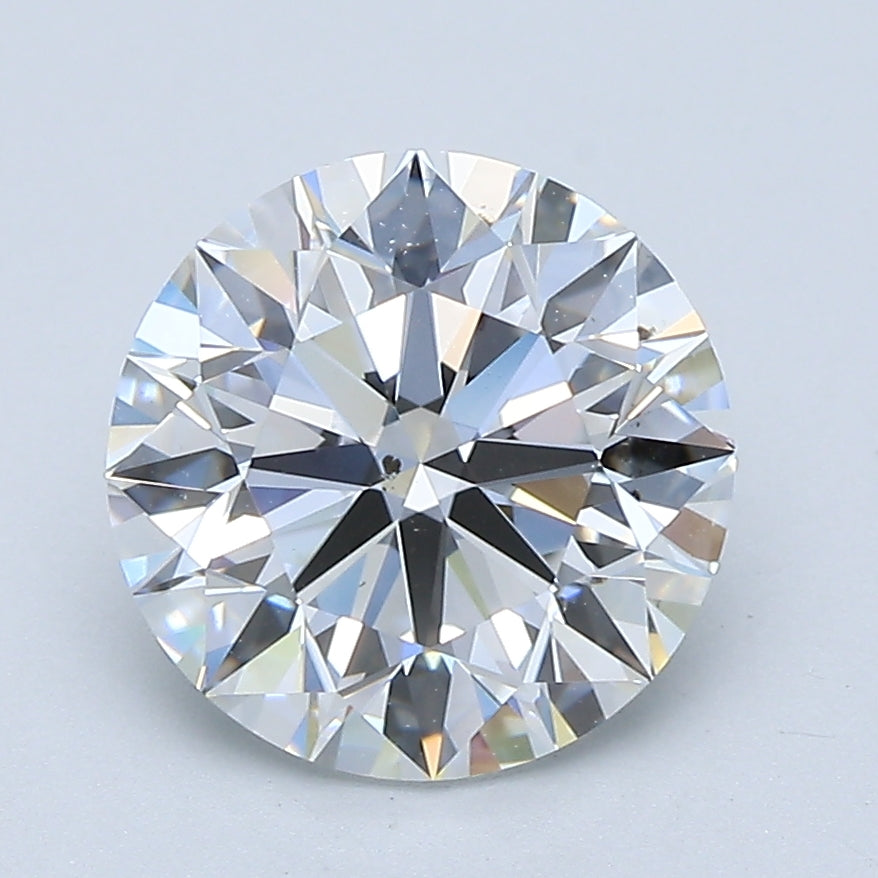 2.61ct Round Natural Diamond — E SI1, GIA Certified