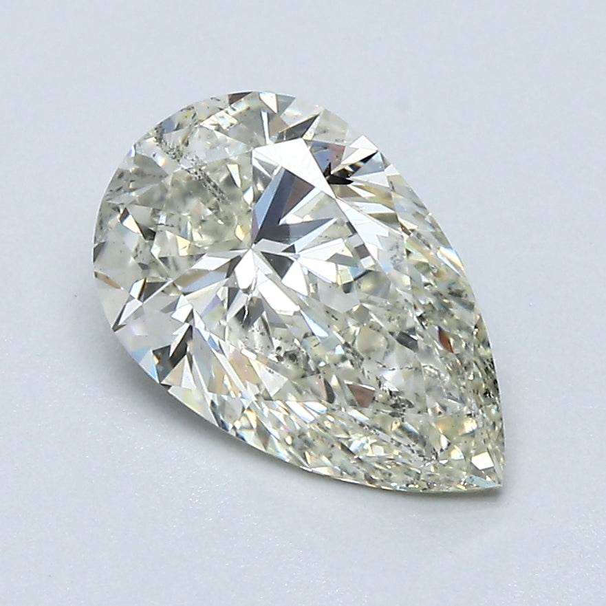 1.71ct Pear Natural Diamond — L SI2, UNCERTIFIED Certified