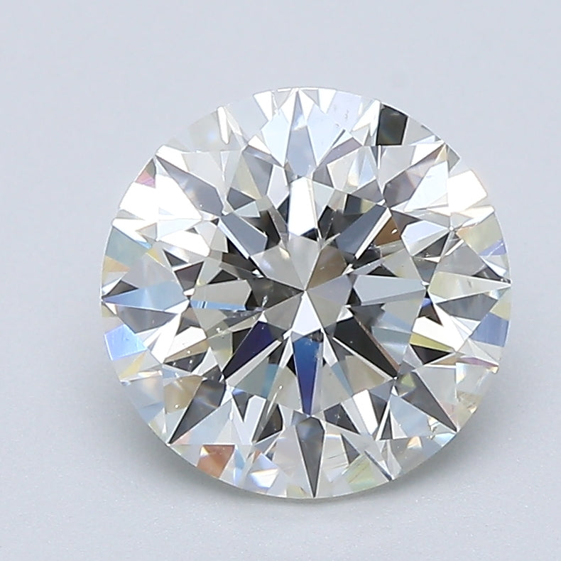 2.03ct Round Natural Diamond — J SI2, GIA Certified