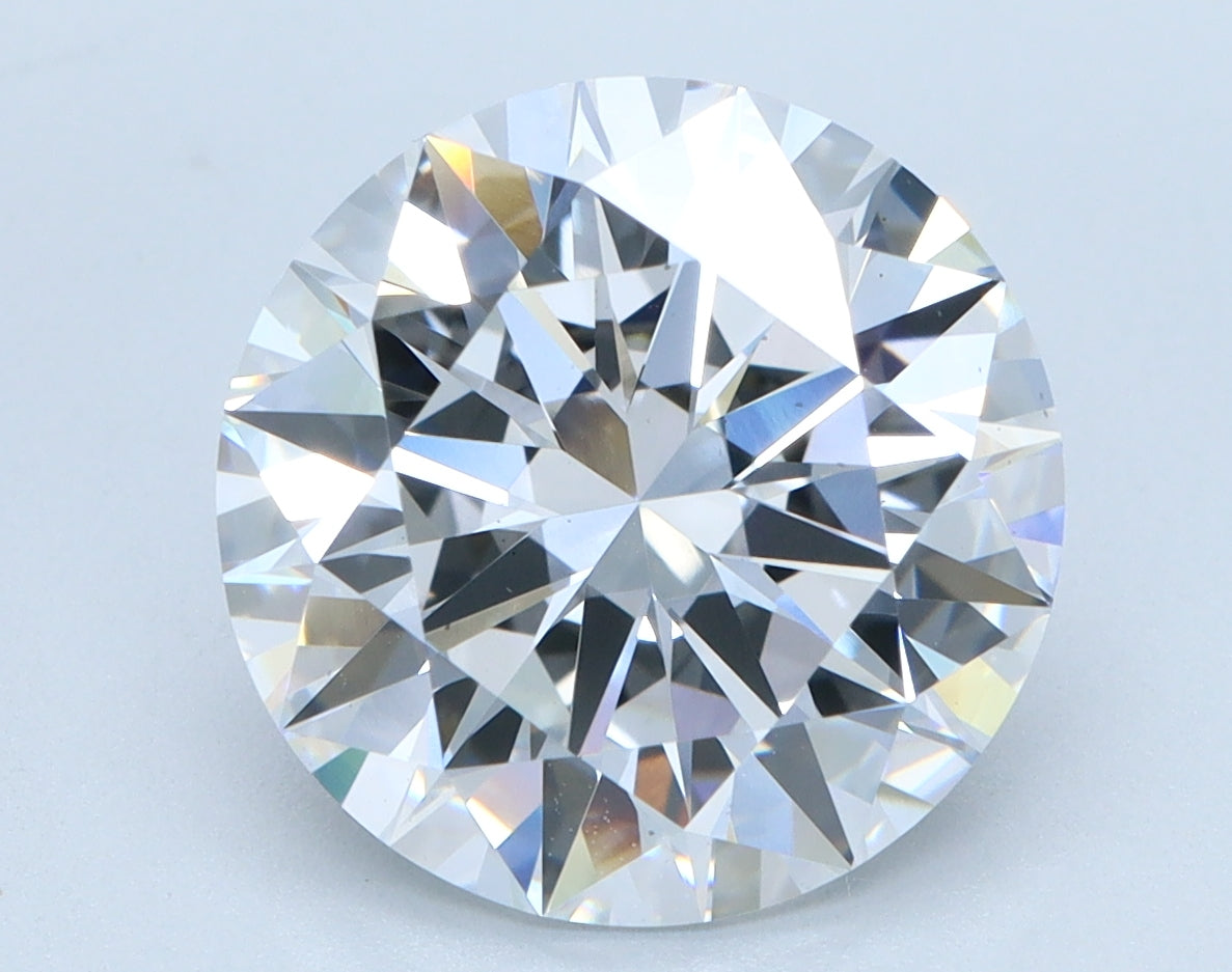 3.9ct Round, D VS2 — IGI