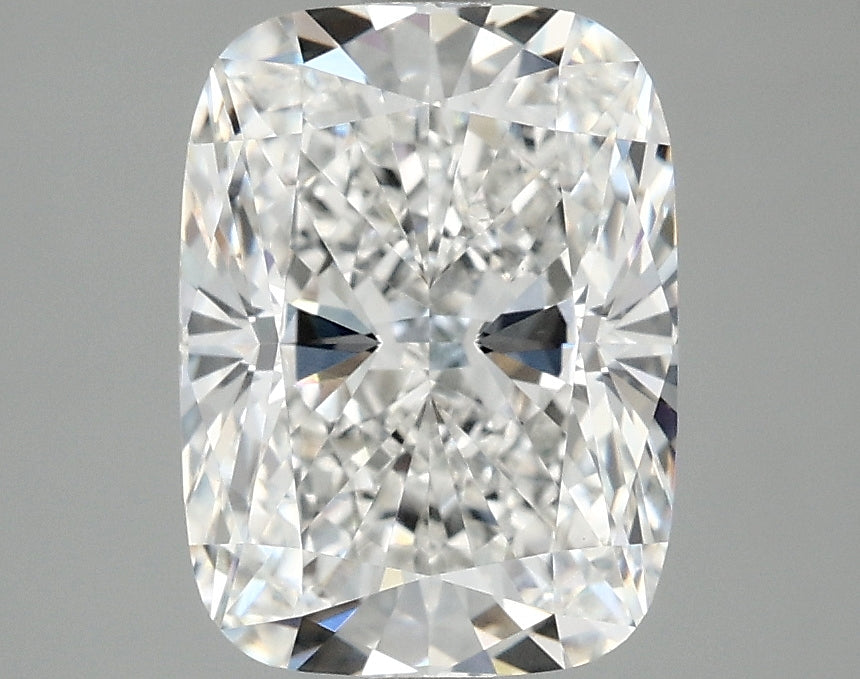 3.16ct Cushion Lab-Grown Diamond — F VVS2, IGI Certified