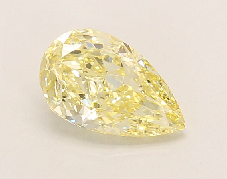 1.14ct Pear Fancy Yellow Lab-Grown Diamond — VVS2 | IGI