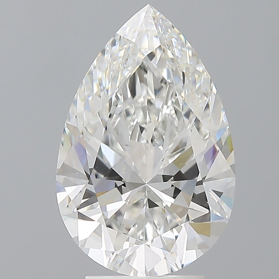4.03ct Pear Lab-Grown Diamond — F VVS2, IGI Certified