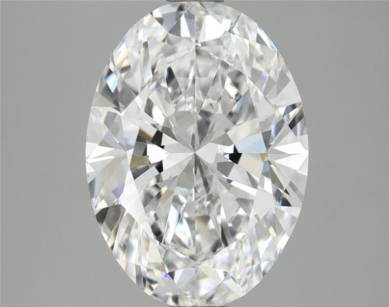4.14ct Oval, D VS2 — IGI