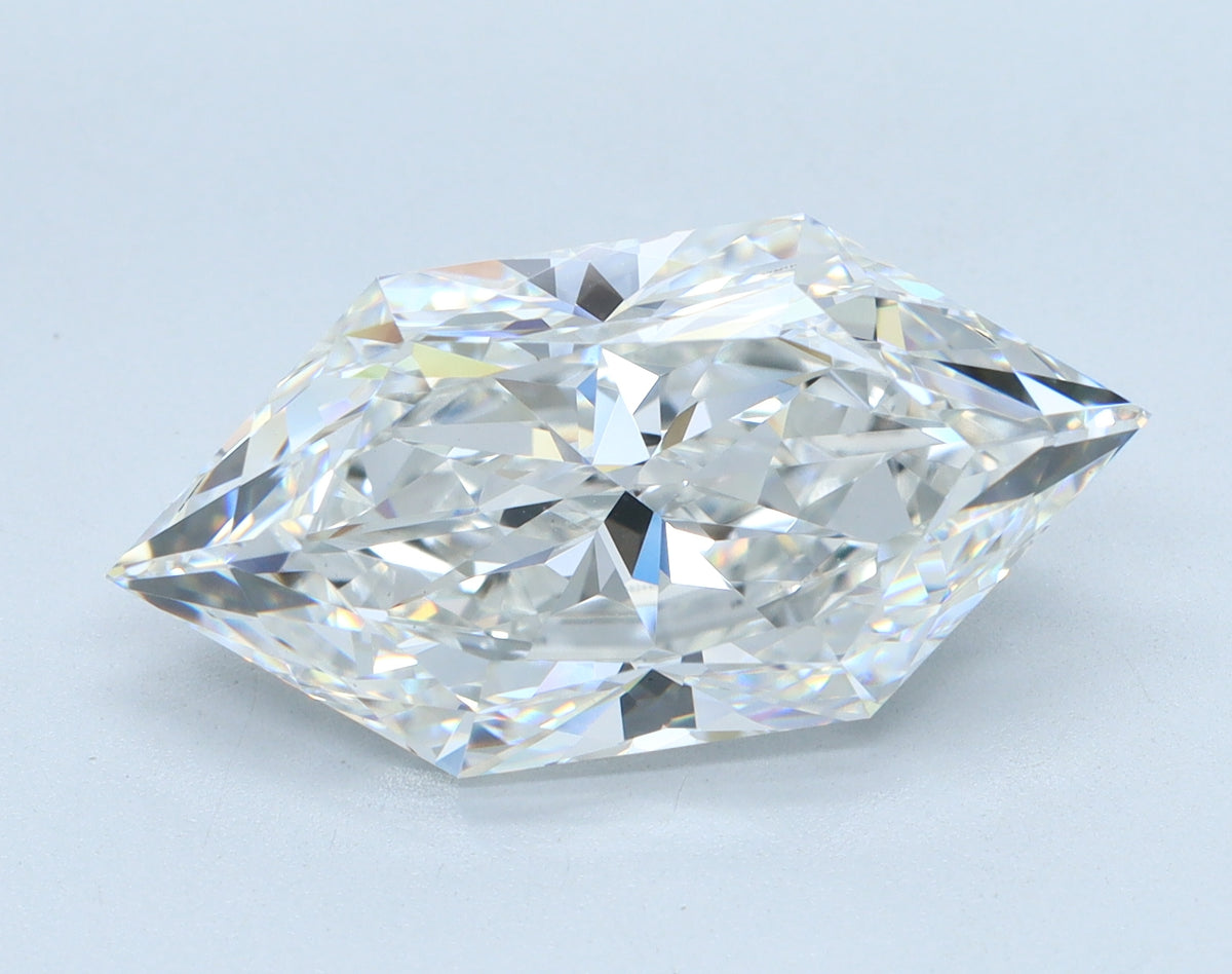 6.02ct Dutch Marquise, F VVS2 — IGI