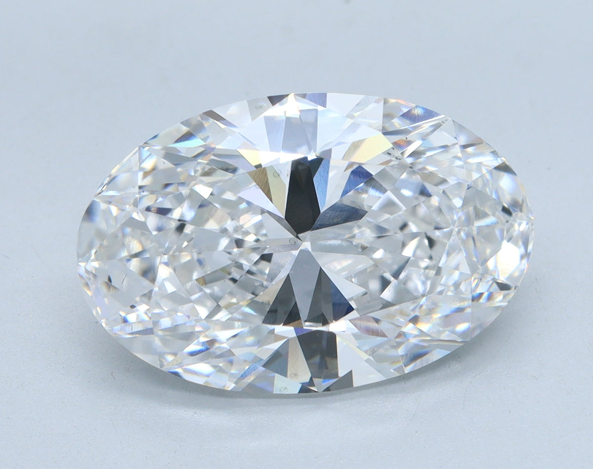 6.04ct Oval Lab-Grown Diamond — D VS2, IGI Certified