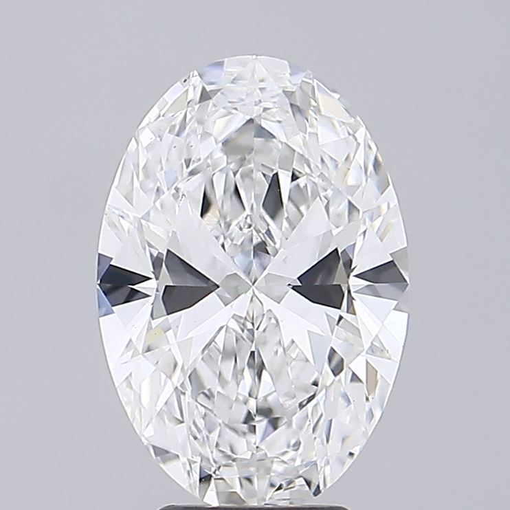 4.6ct Oval, D VS1 — IGI