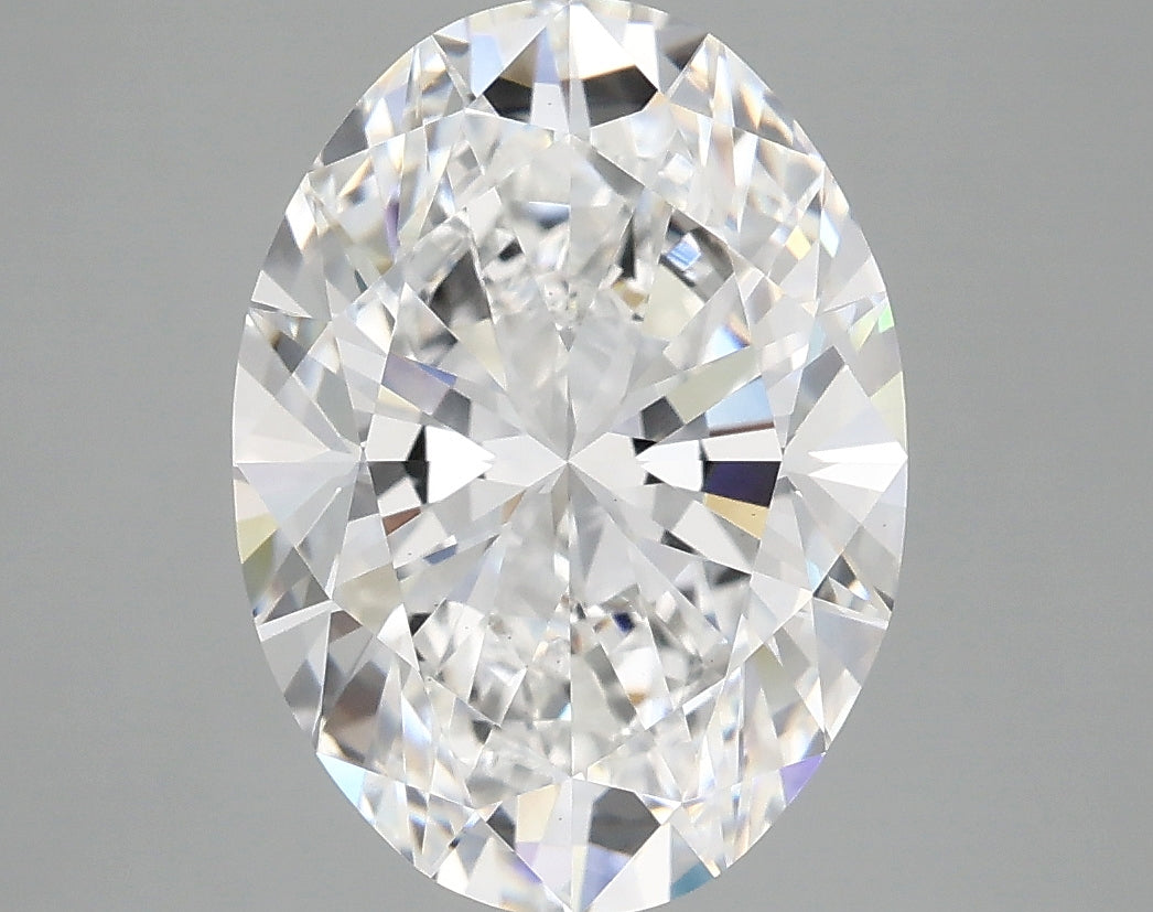 4.09ct Oval Lab-Grown Diamond — D VVS2, IGI Certified