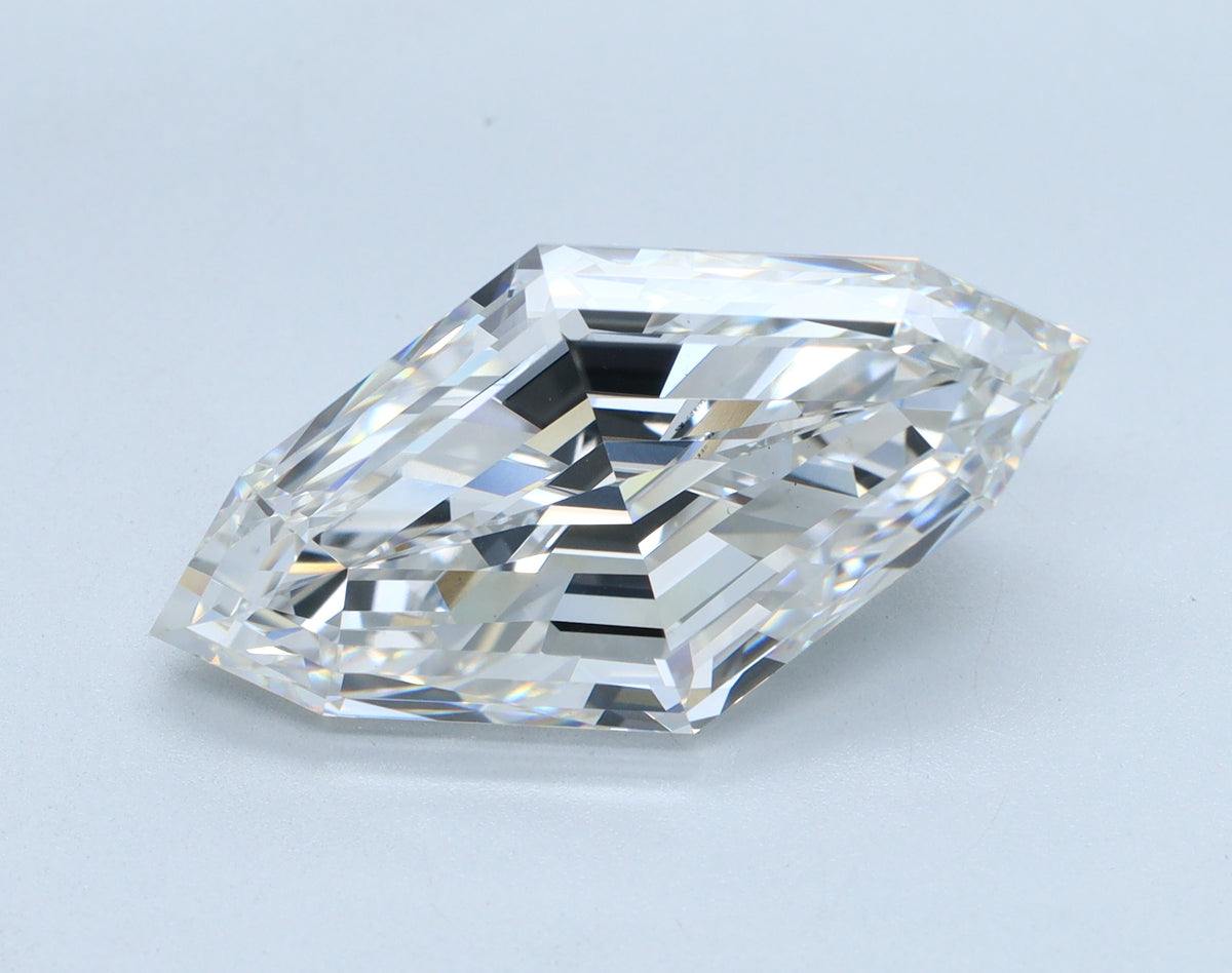 7.22ct Marquise Step, G VS1 — IGI