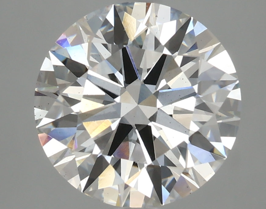 3.41ct Round, F VS2 — IGI