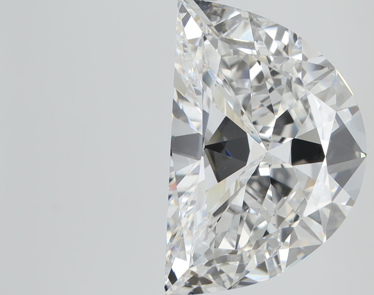 5.0ct Halfmoon, D VVS2 — IGI
