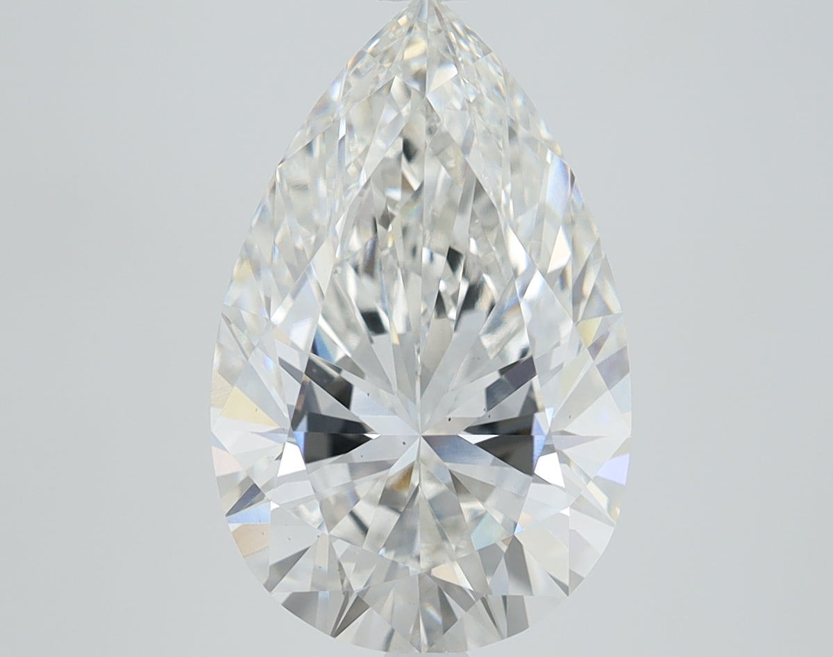 4.09ct Pear Lab-Grown Diamond — E VS2, IGI Certified