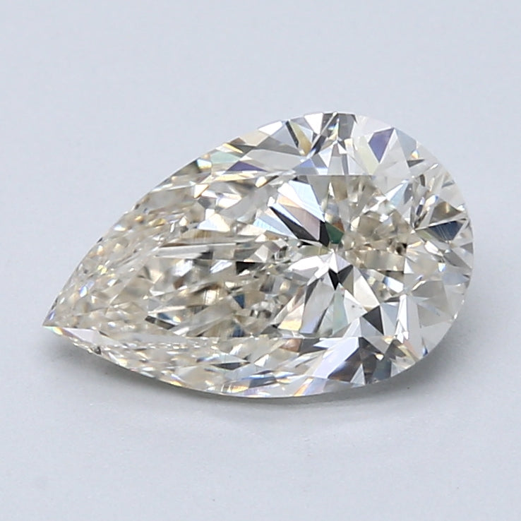 2.01ct Pear Natural Diamond — J SI1, GIA Certified