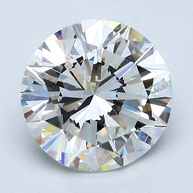 2.0ct Round, H VS1 — GIA