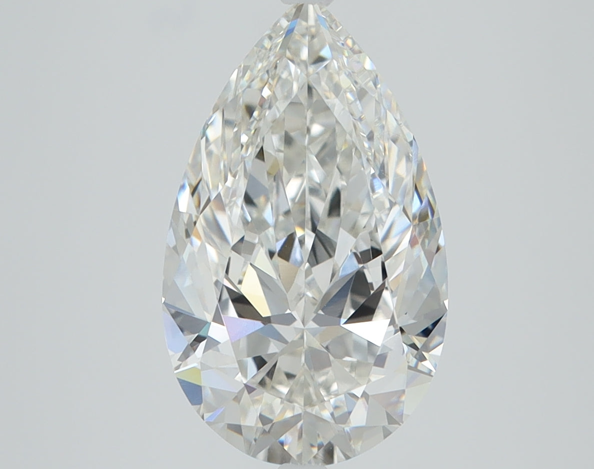 3.05ct Pear, F VVS1 — IGI