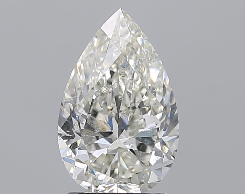 2.0ct Pear, J SI2 — GIA