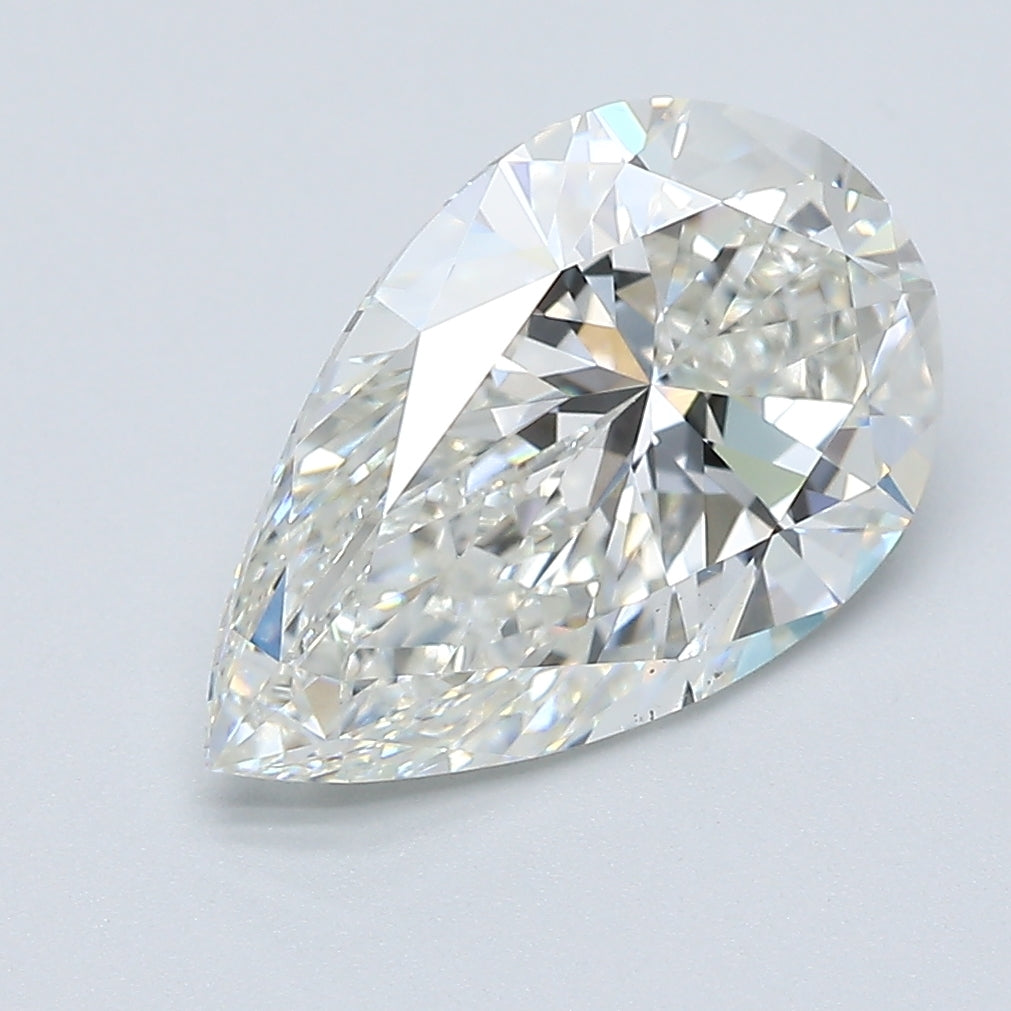 3.01ct Pear Natural Diamond — H SI1, GIA Certified