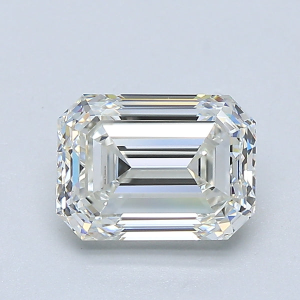 1.7ct Emerald Natural Diamond — I VVS2, GIA Certified