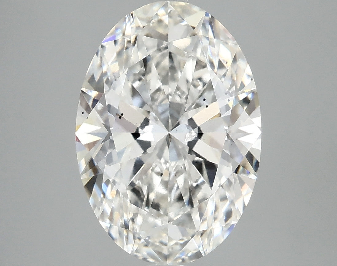 4.06ct Oval, F VS2 — IGI