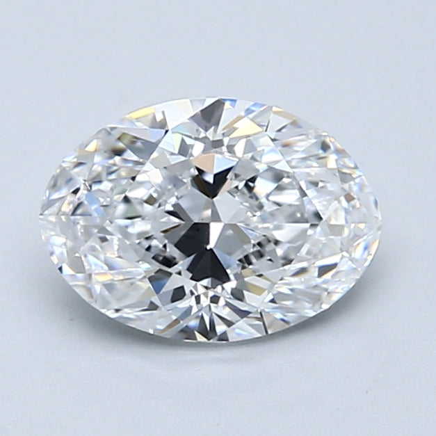 1.3ct Oval Natural Diamond — D VS2, GIA Certified