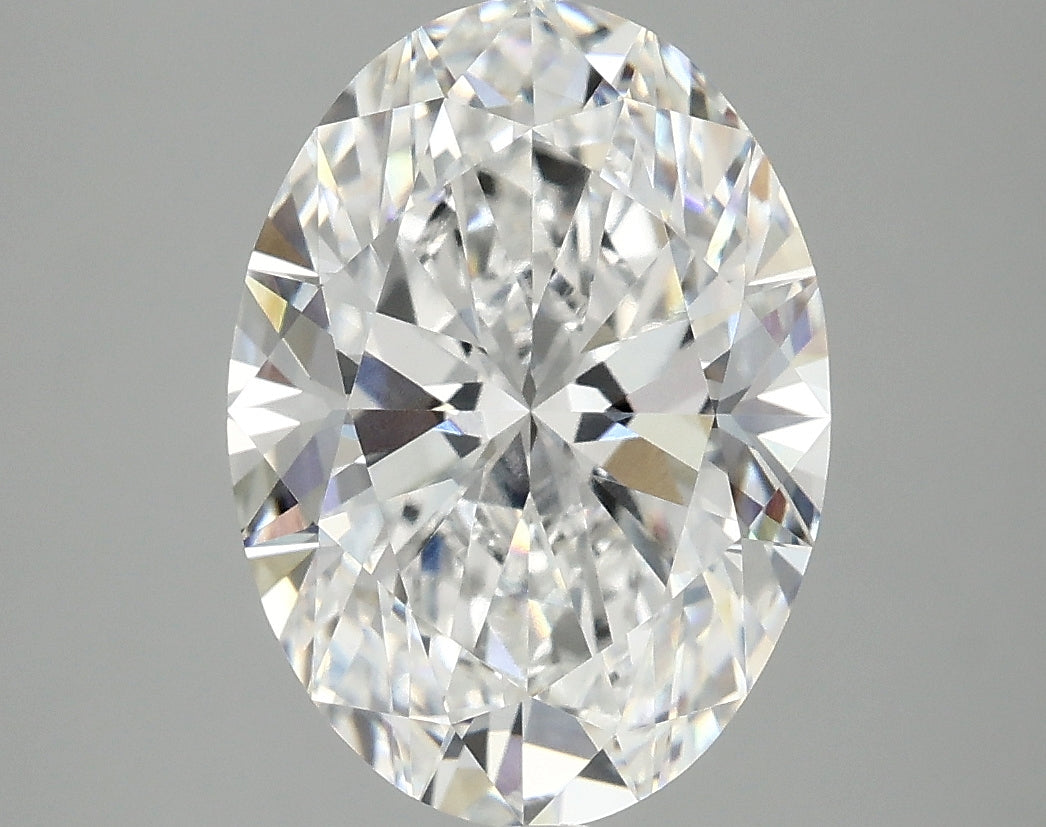 3.85ct Oval, D VS1 — IGI