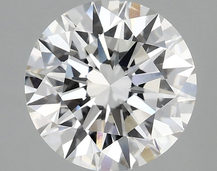 2.06ct Round, F VVS2 — IGI